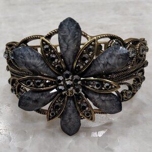 SDLZ Bracelet Statement Lattice Cuff Flower